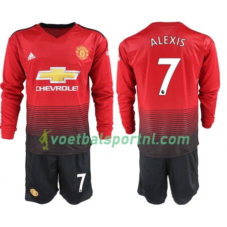 Manchester United ALEXIS 7 Kind Thuis Tenue 2018-19 L/S Manchester United ALEXIS 7 Kind Thuis Tenue 2018-19 L/S